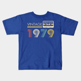 Vintage 1979 Limited Edition Cassette Kids T-Shirt